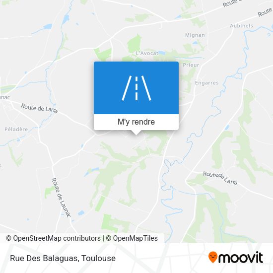 Rue Des Balaguas plan