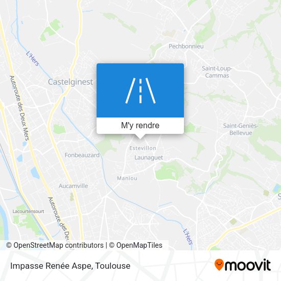 Impasse Renée Aspe plan