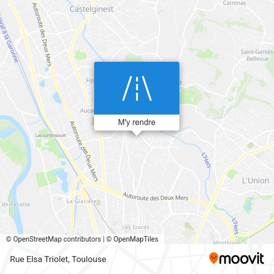 Rue Elsa Triolet plan