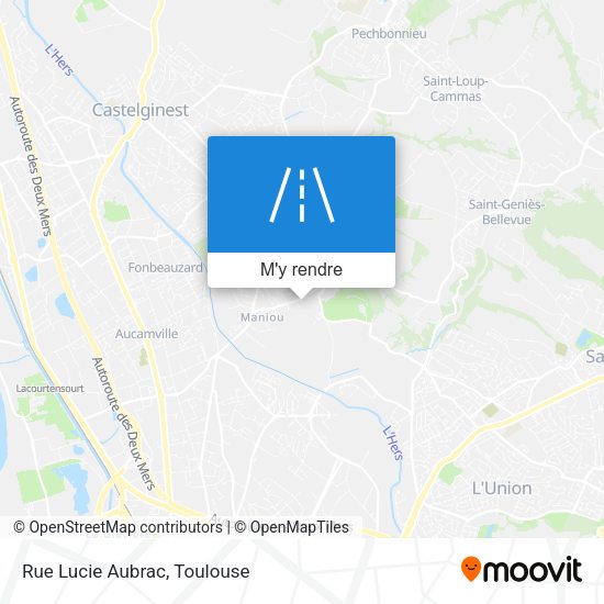 Rue Lucie Aubrac plan