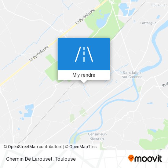 Chemin De Larouset plan