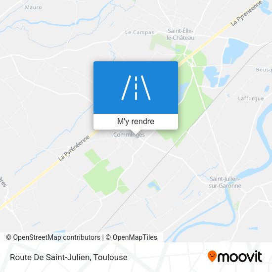 Route De Saint-Julien plan