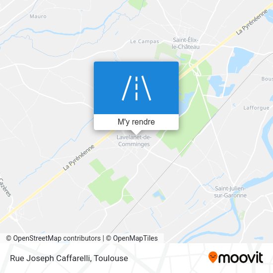Rue Joseph Caffarelli plan