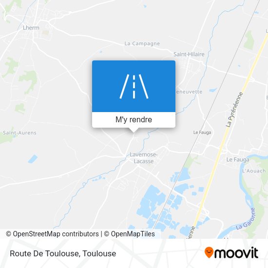 Route De Toulouse plan