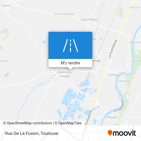 Rue De La Fusion plan