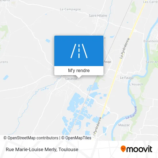 Rue Marie-Louise Merly plan