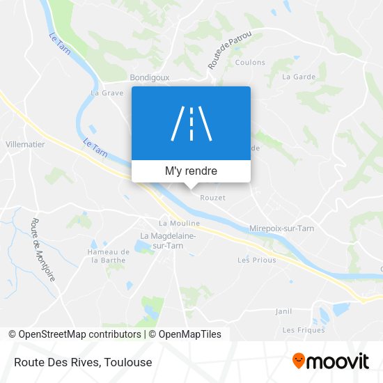 Route Des Rives plan