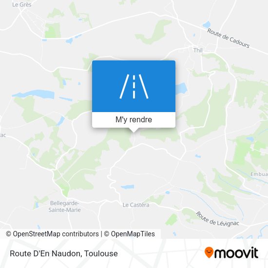 Route D'En Naudon plan