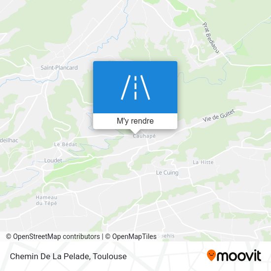 Chemin De La Pelade plan