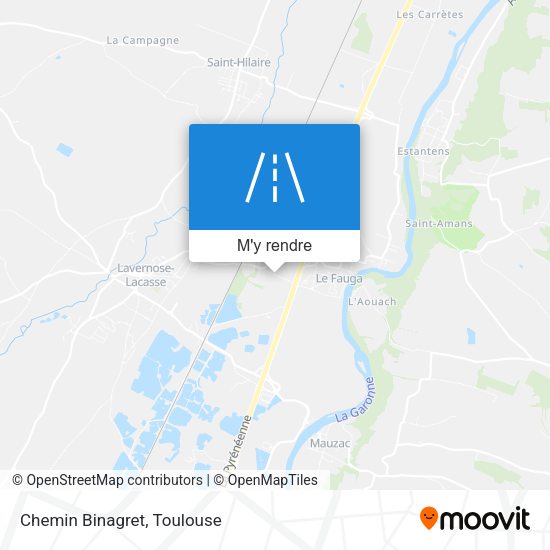 Chemin Binagret plan