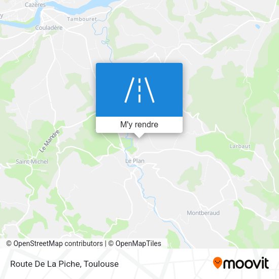 Route De La Piche plan