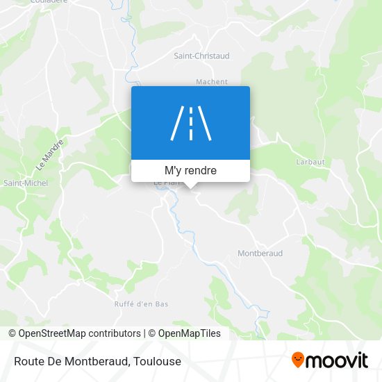 Route De Montberaud plan
