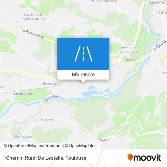 Chemin Rural De Lestelle plan