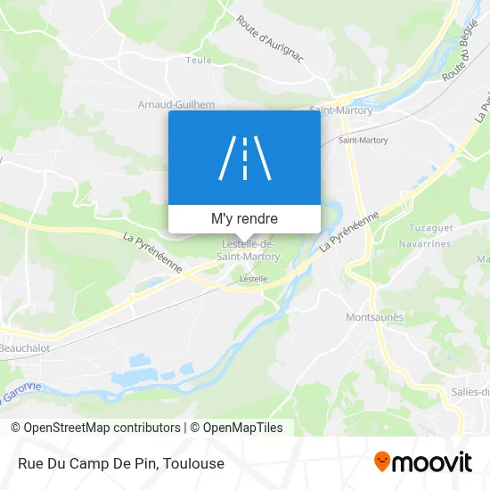 Rue Du Camp De Pin plan