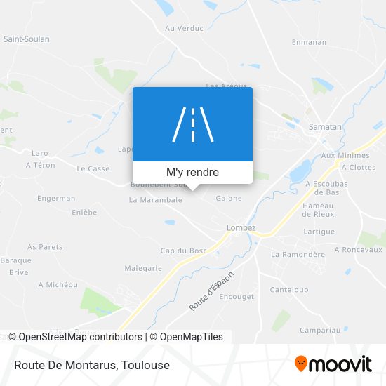 Route De Montarus plan