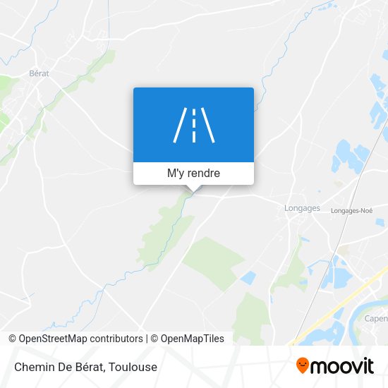 Chemin De Bérat plan