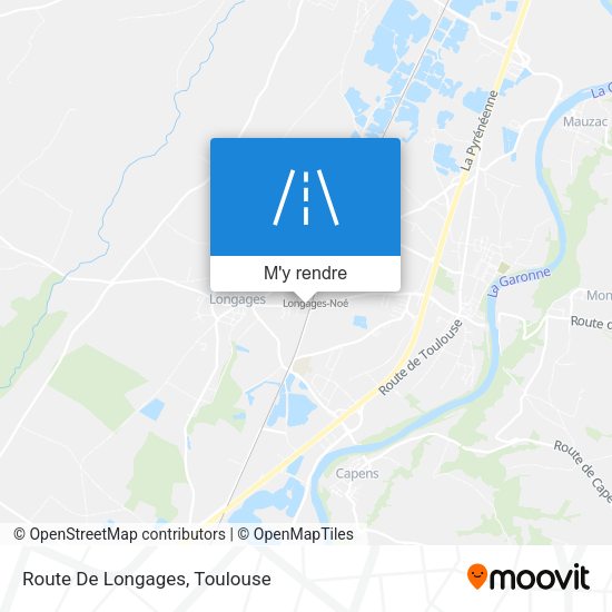 Route De Longages plan