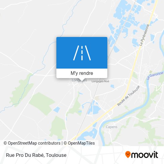 Rue Pro Du Rabé plan