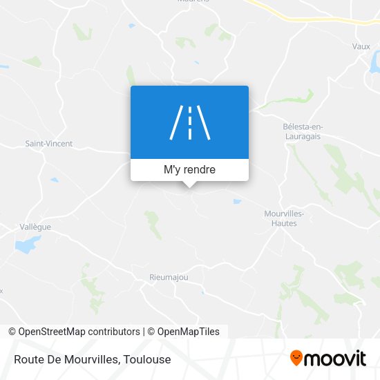 Route De Mourvilles plan