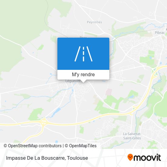 Impasse De La Bouscarre plan