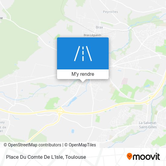 Place Du Comte De L'Isle plan