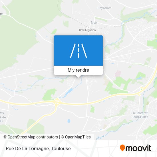 Rue De La Lomagne plan