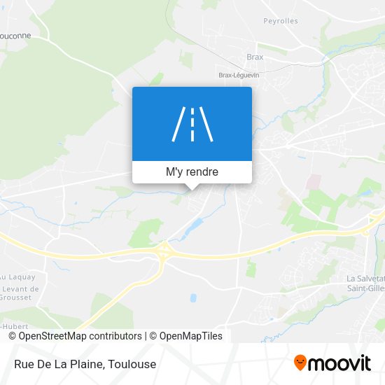 Rue De La Plaine plan