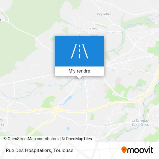 Rue Des Hospitaliers plan