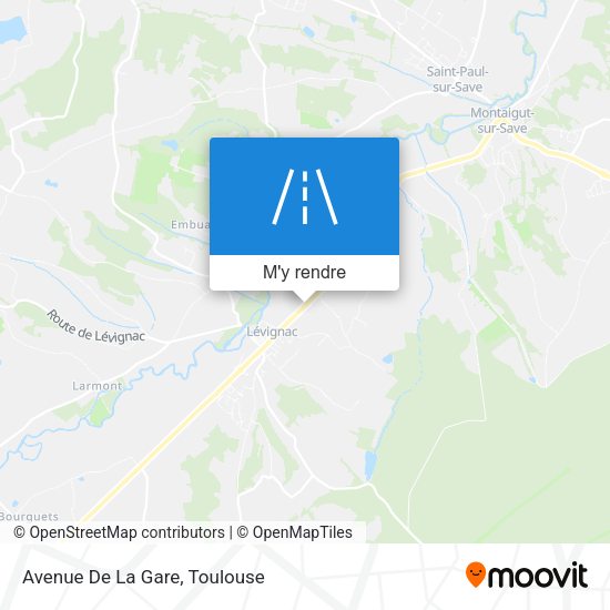Avenue De La Gare plan