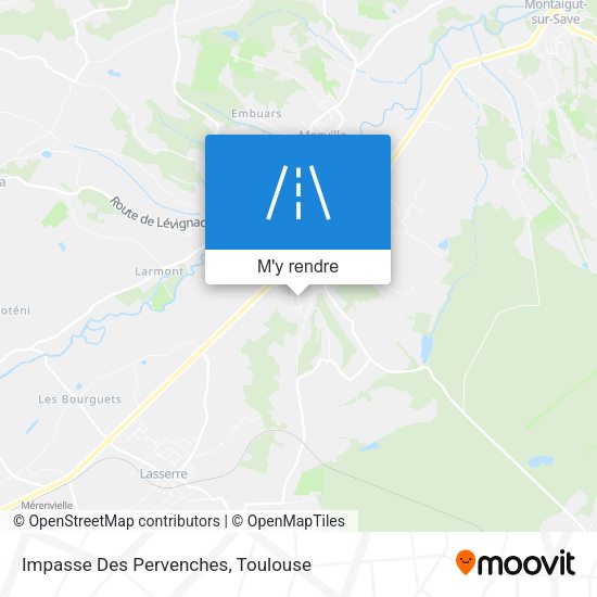 Impasse Des Pervenches plan