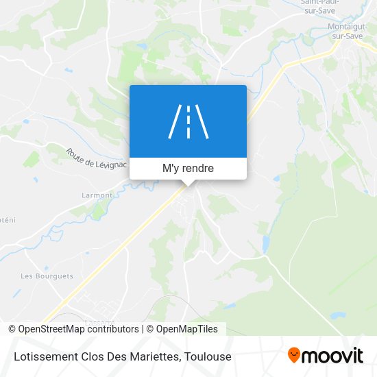 Lotissement Clos Des Mariettes plan
