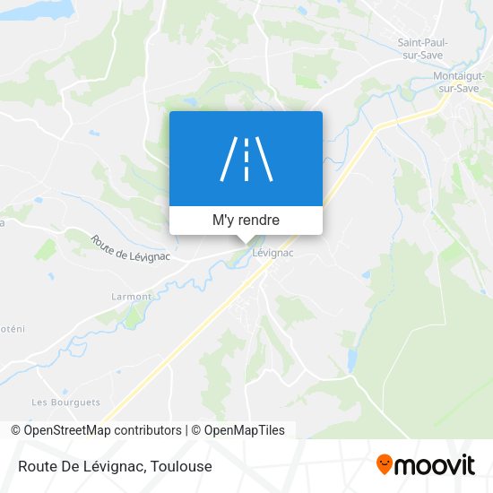 Route De Lévignac plan