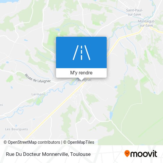 Rue Du Docteur Monnerville plan