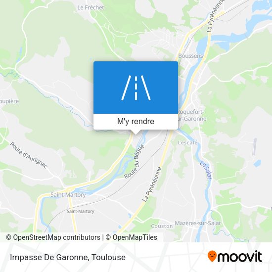 Impasse De Garonne plan