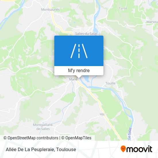 Allée De La Peupleraie plan