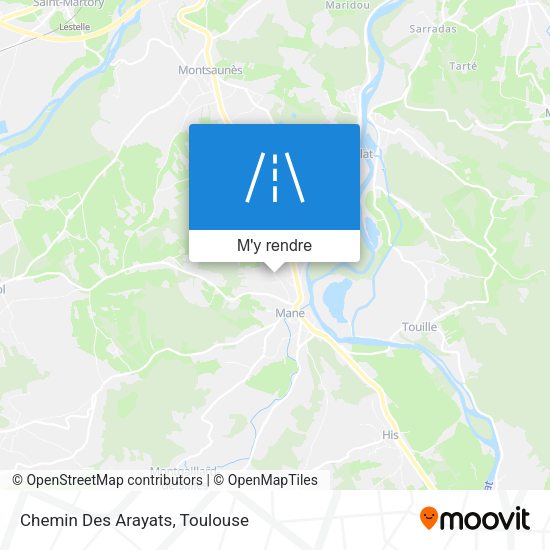 Chemin Des Arayats plan