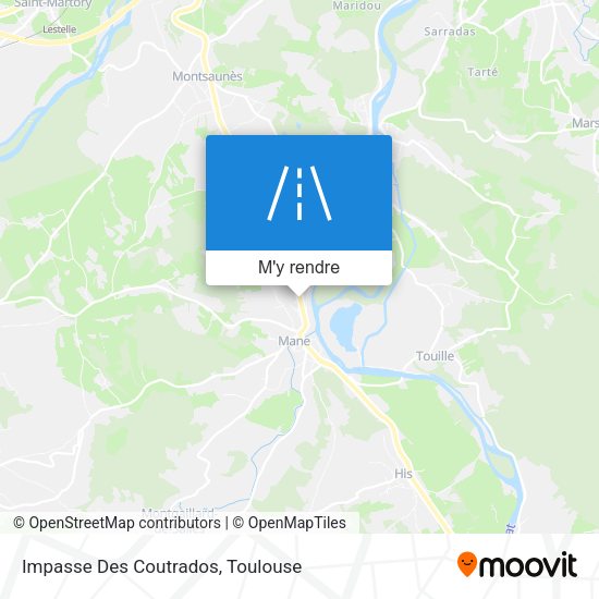 Impasse Des Coutrados plan