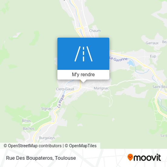 Rue Des Boupateros plan