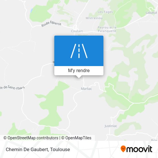 Chemin De Gaubert plan