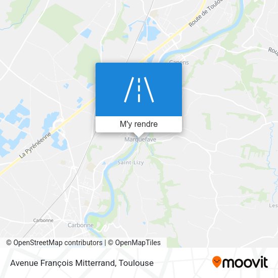 Avenue François Mitterrand plan