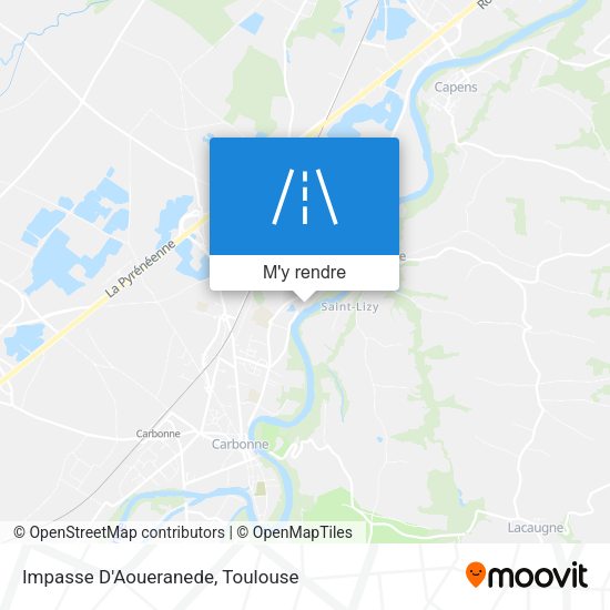 Impasse D'Aoueranede plan