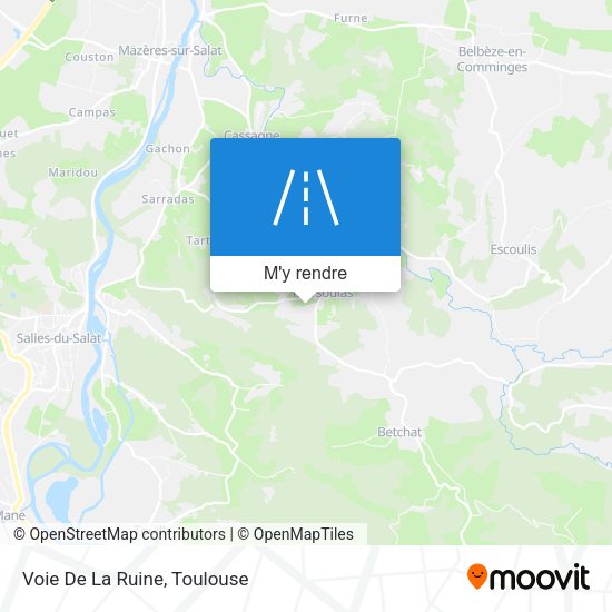Voie De La Ruine plan