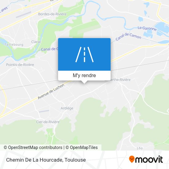 Chemin De La Hourcade plan