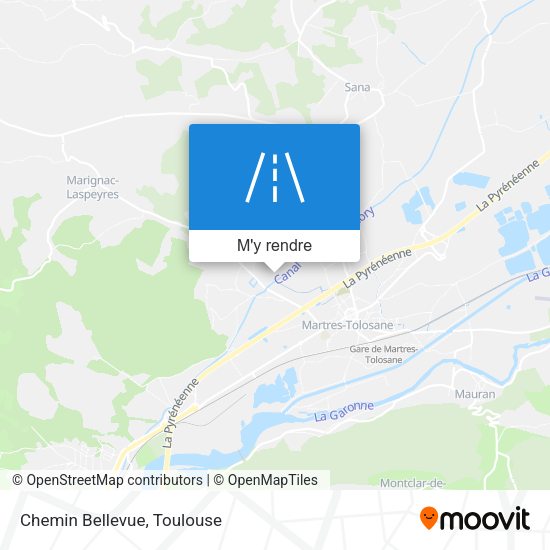 Chemin Bellevue plan