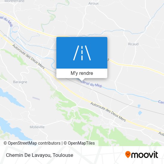 Chemin De Lavayou plan