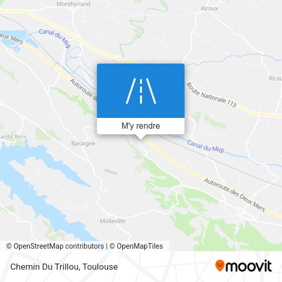 Chemin Du Trillou plan