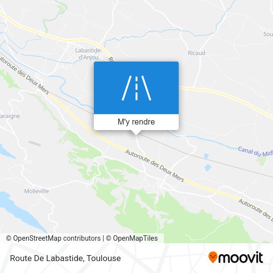 Route De Labastide plan