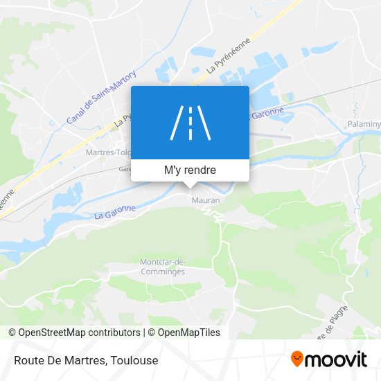 Route De Martres plan