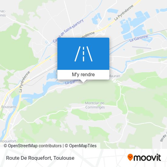 Route De Roquefort plan
