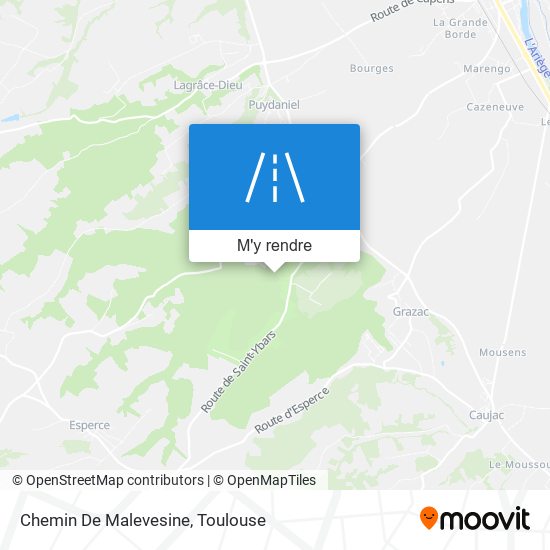 Chemin De Malevesine plan